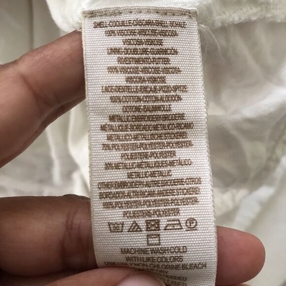 Free People Ivory Red Geometric Embroidered Boho SleevelessTunic Dress - M - Picture 9 of 10